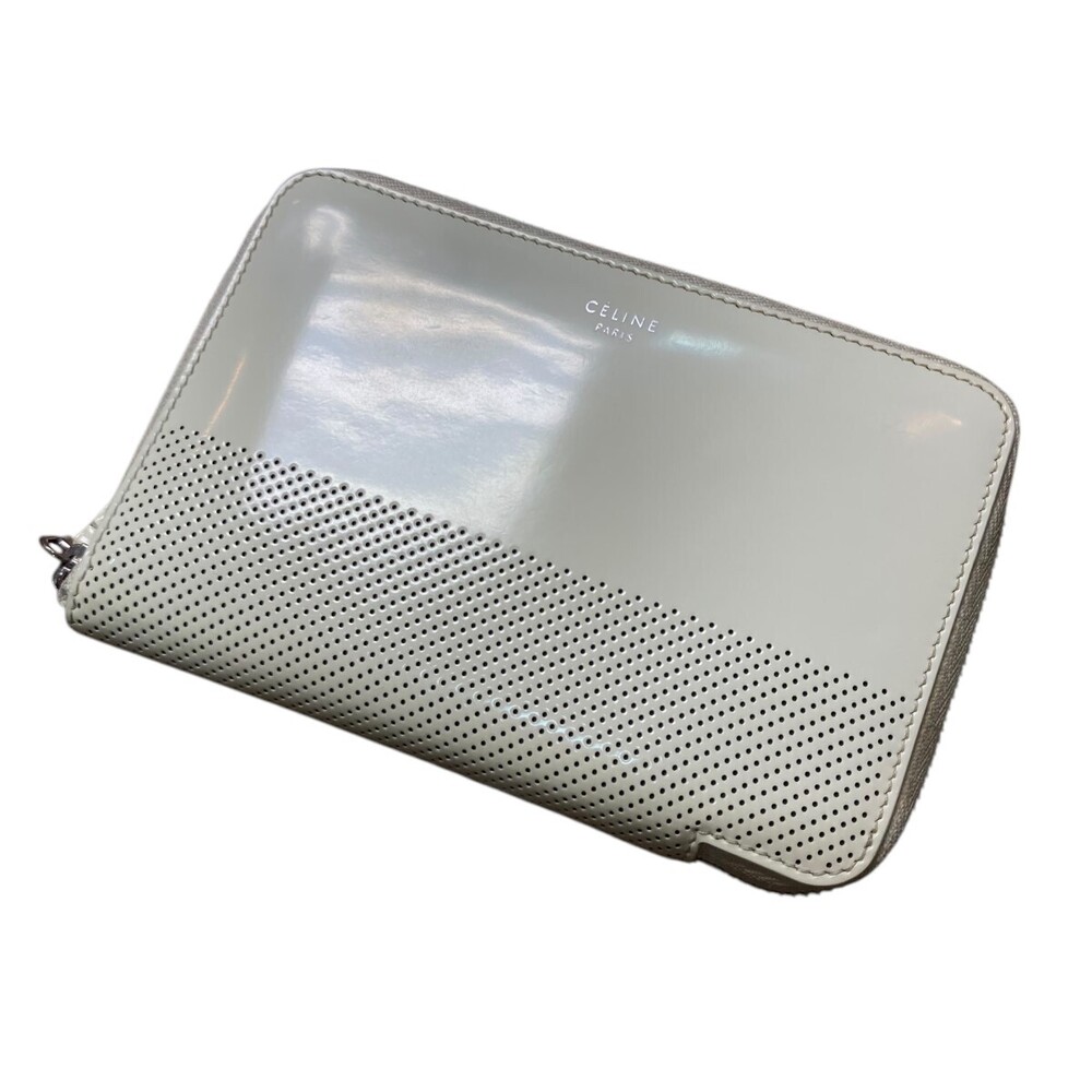 Celine Punched Wallet White